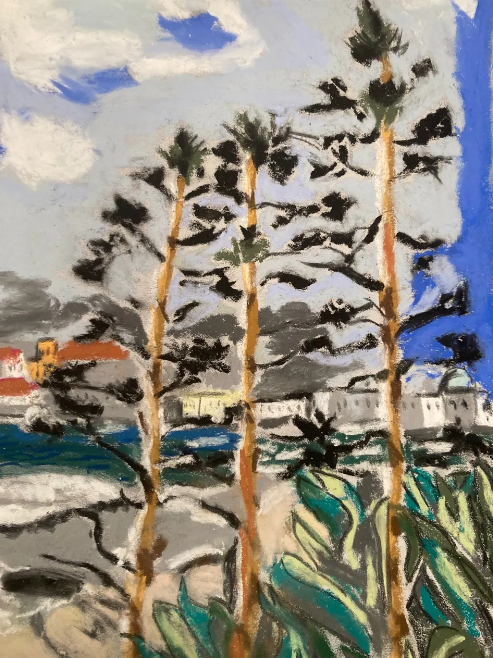 Kunstwerke, Künstler aus der Ausstellung „Parkinson und Pinselstrich“ in Baden (Aargau) – Bilder von Parkinson-Betroffenen