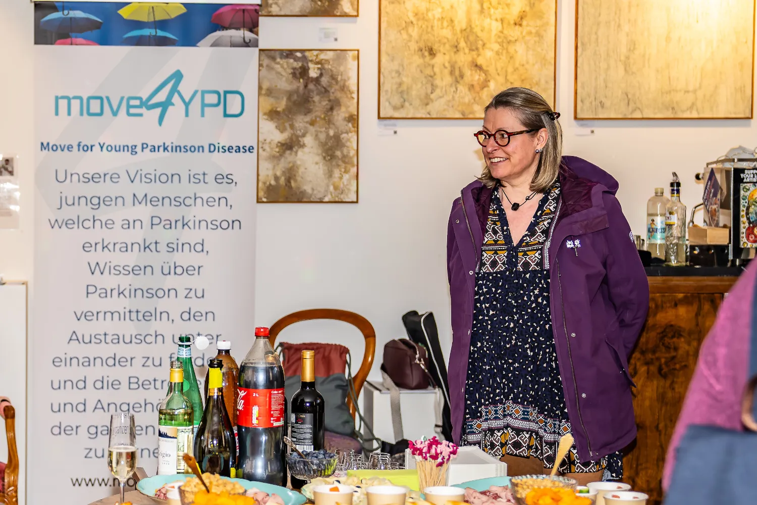 Kunstwerke, Künstler aus der Ausstellung „Parkinson und Pinselstrich“ in Baden (Aargau) – Bilder von Parkinson-Betroffenen