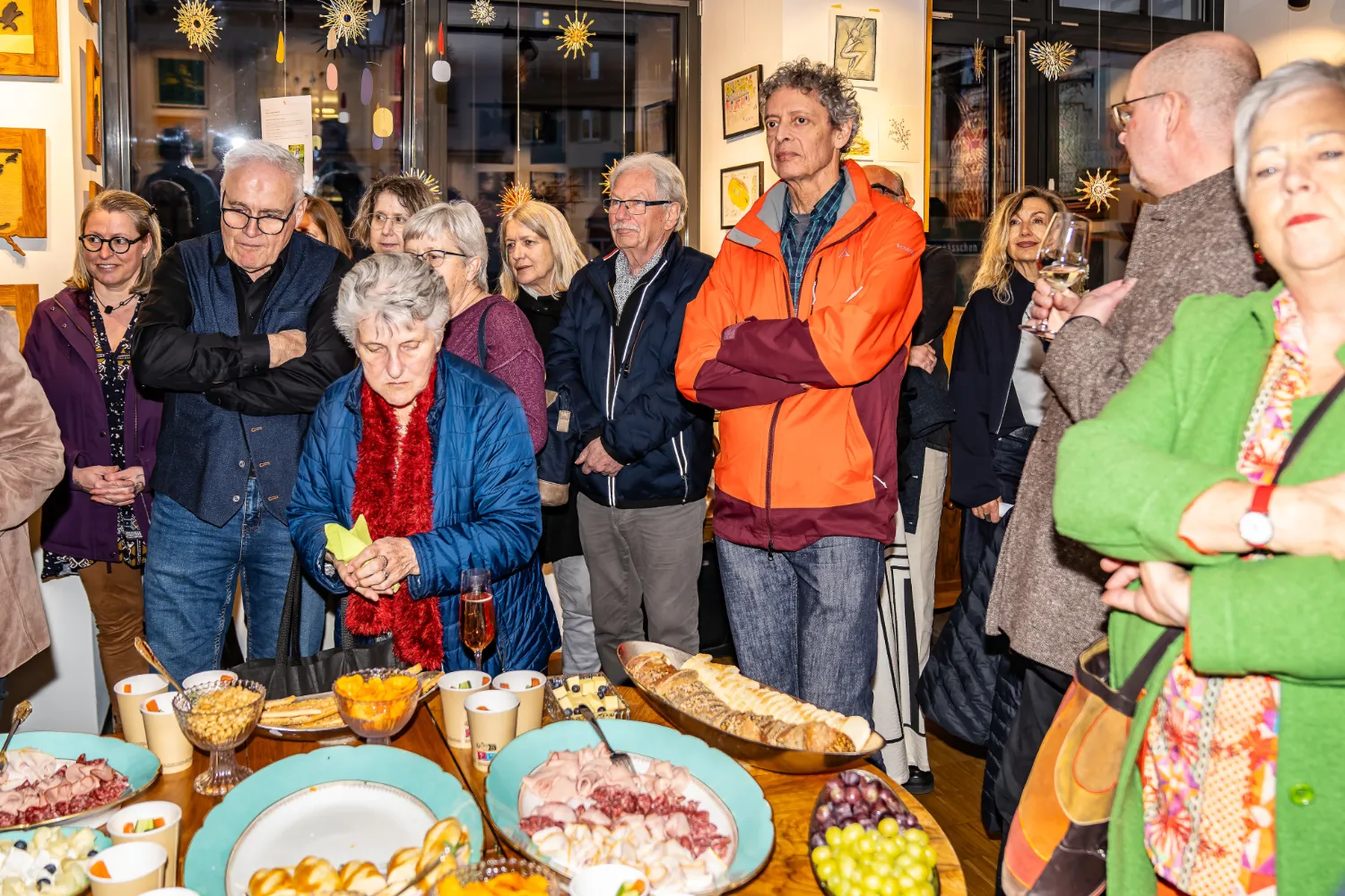 Kunstwerke, Künstler aus der Ausstellung „Parkinson und Pinselstrich“ in Baden (Aargau) – Bilder von Parkinson-Betroffenen