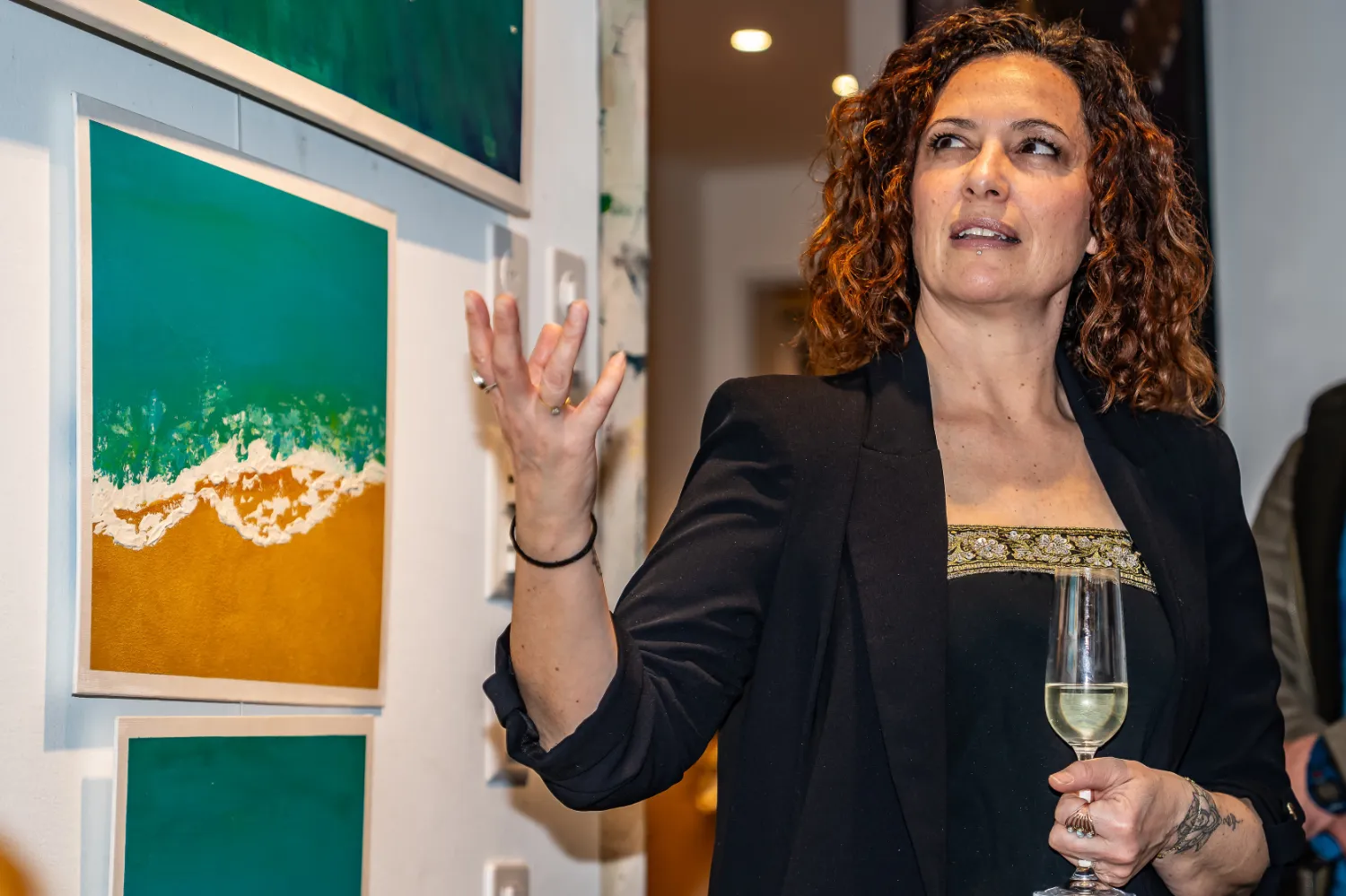 Kunstwerke, Künstler aus der Ausstellung „Parkinson und Pinselstrich“ in Baden (Aargau) – Bilder von Parkinson-Betroffenen